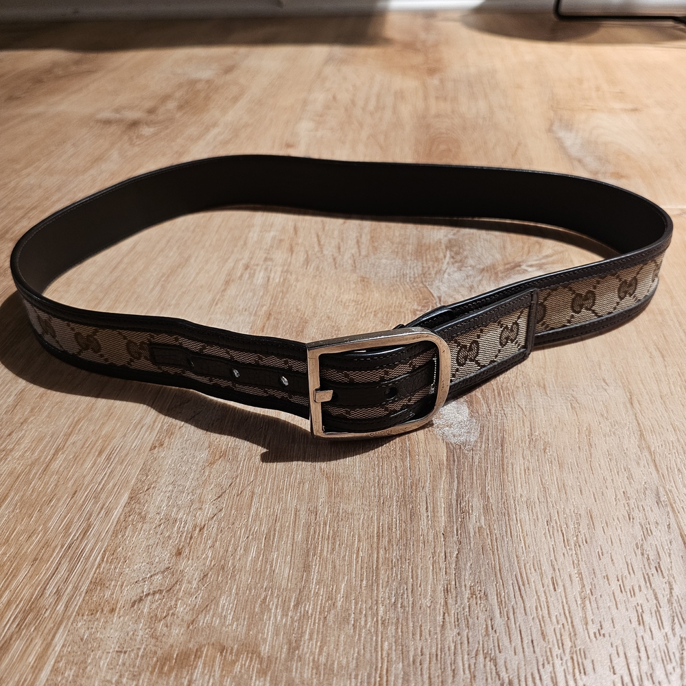 Gucci Black and Tan Belt